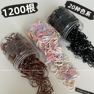 一次性皮筋发圈高弹力耐用加粗儿童不伤发扎头发强拉不断皮套头绳