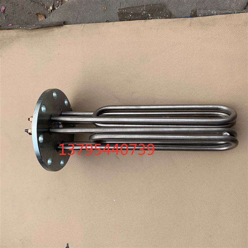 鹿城江心蒸烫机加热管140法兰加热管 8孔蒸汽机锅炉电热管12千瓦