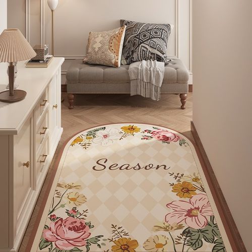 入户门地垫轻奢高级感可擦免洗家用进门口pvc防滑地毯可裁剪脚垫