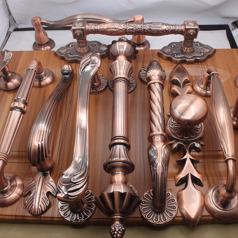 孔距185/235/225/250/285/310欧式仿古铜大门拉手 别墅复古大拉手