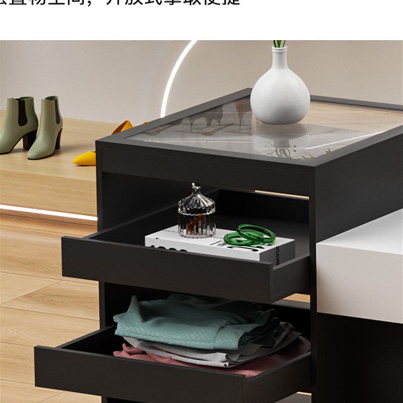 服装店中岛台展示台网红陈列展示柜摆放中间鞋包流水台女装中岛桌