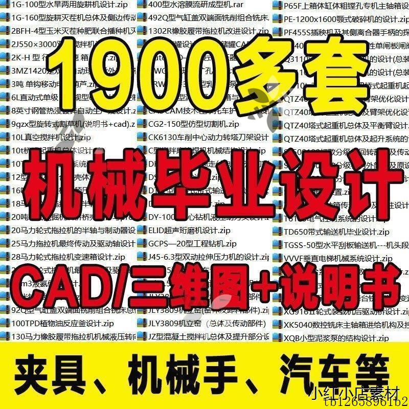 机械毕业设计专业课程夹具模具数控减速器cad图纸指论导文说明书