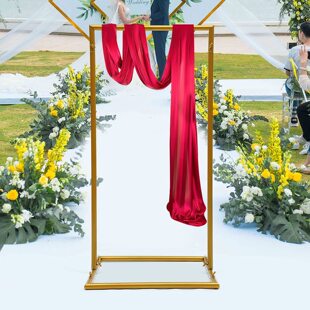 婚庆道具舞台背景装饰架婚礼区庆典派对气球拱门支架路引场景布置