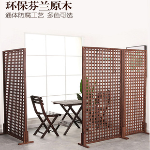 木网格花架子阳台靠墙悬挂式 饰实木植物爬藤架绿萝室内客厅 壁挂装