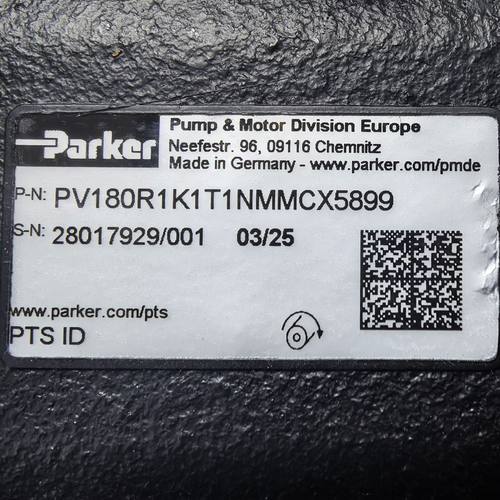 PV180R1K1T1NMMCX5899 # Parker//液压泵，轴向柱塞可变排量泵