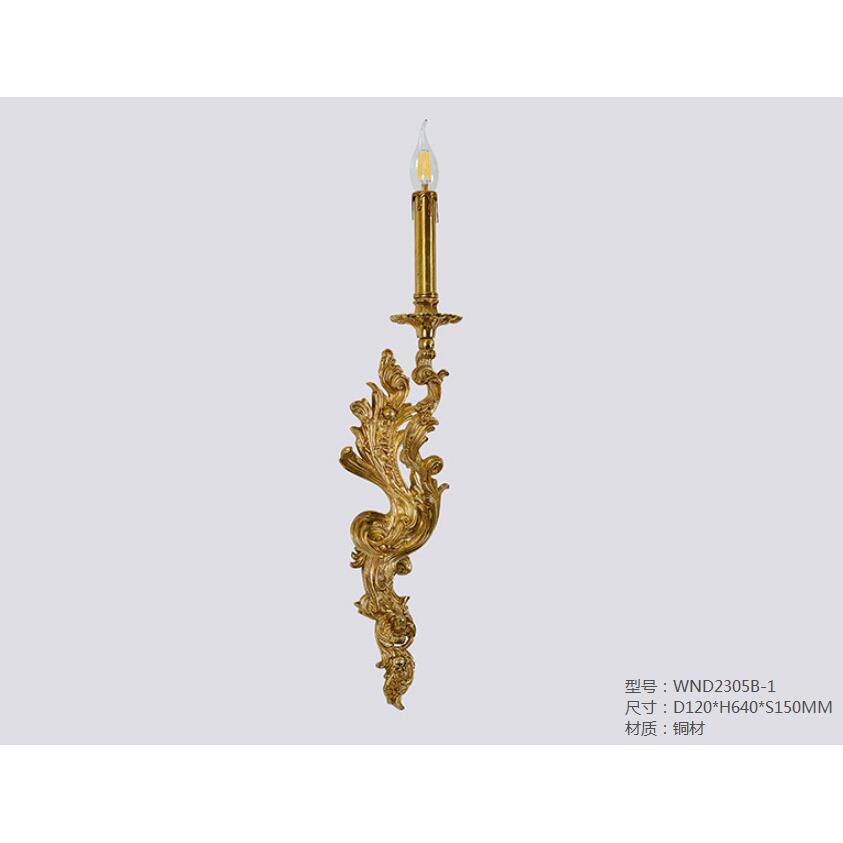 法式全铜壁灯美式复古欧式奢华别墅客厅卧室床头楼梯墙灯过道宫廷