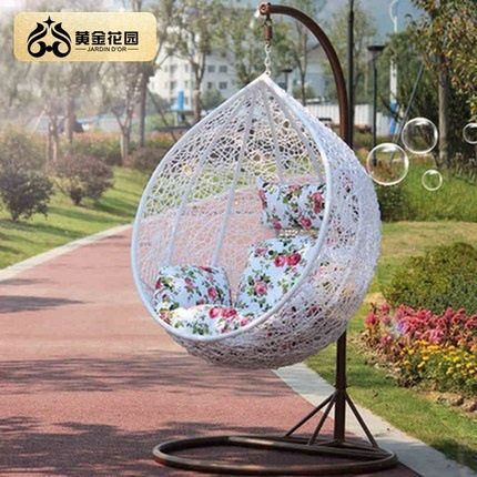 室内阳台鸟巢吊椅户外秋千椅摇篮床吊床吊篮荡秋千庭院摇摇椅铁艺