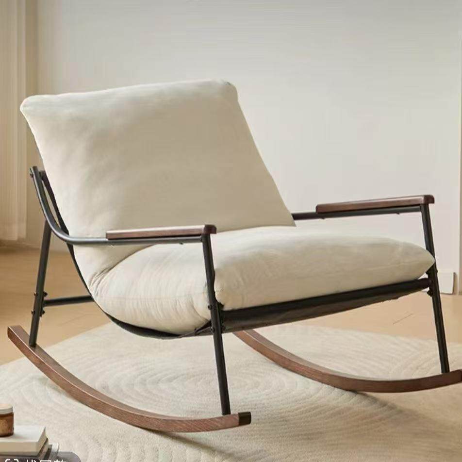 躺椅简约单人现代设计师休闲椅阳台北欧客厅轻奢休闲沙发沙发椅厂