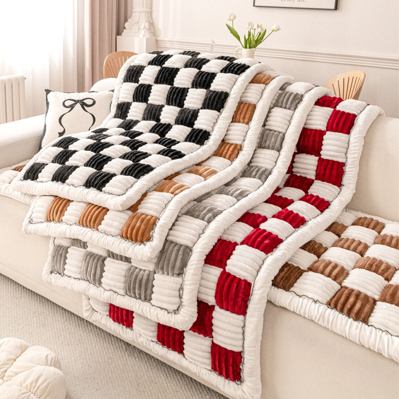 2025新款手工馒头垫沙发垫坐垫四季通用防滑秋冬款加厚北欧可机洗