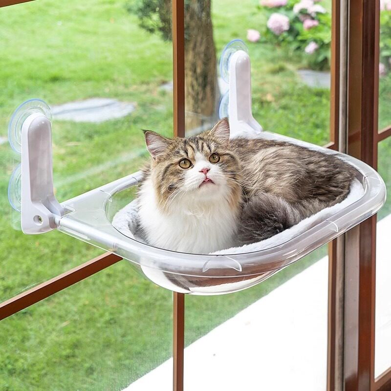 太空舱猫吊床窗边吸盘悬挂式猫咪晒太阳挂床稳定吸附猫吊床
