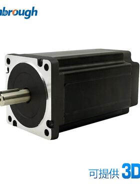 二相86单轴步进电机力矩12NM6A轴径15.875八线机身长156MM
