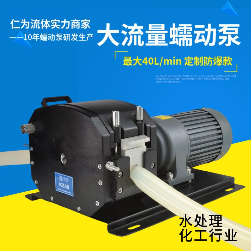 大流量传输恒流泵伺服电机智能触摸屏耐腐蚀变频蠕动泵精密泵