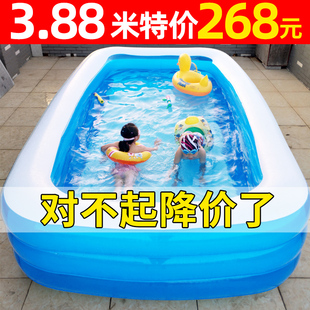 儿童游泳a池超大型家庭充气水池家用大人加厚婴儿小孩宝宝洗澡桶