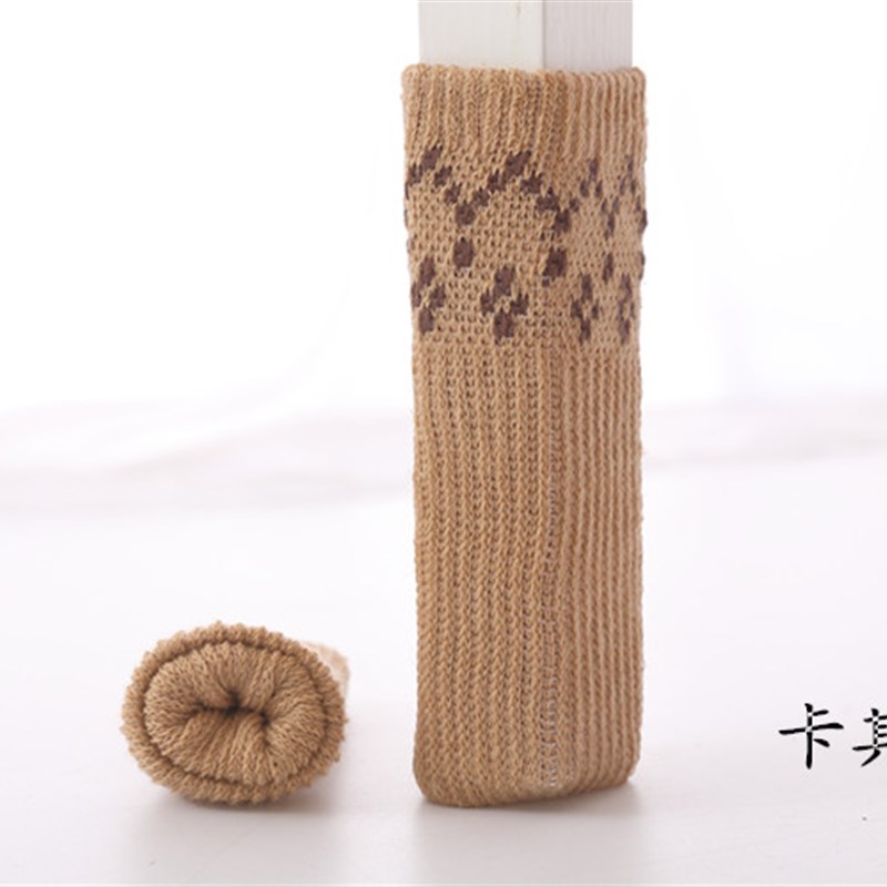 24只装双层加厚椅子脚套耐磨静音桌椅脚套板凳套门把手保护套