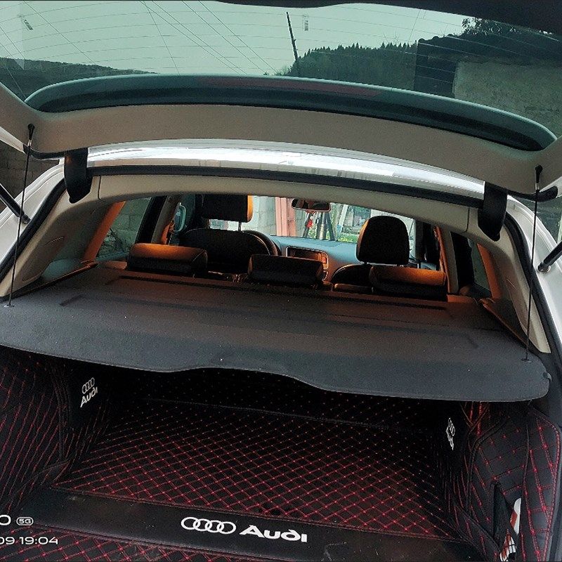 适用奥迪Q5两厢后备箱隔板q5搁物遮物帘置物架后盖板挡板置物架