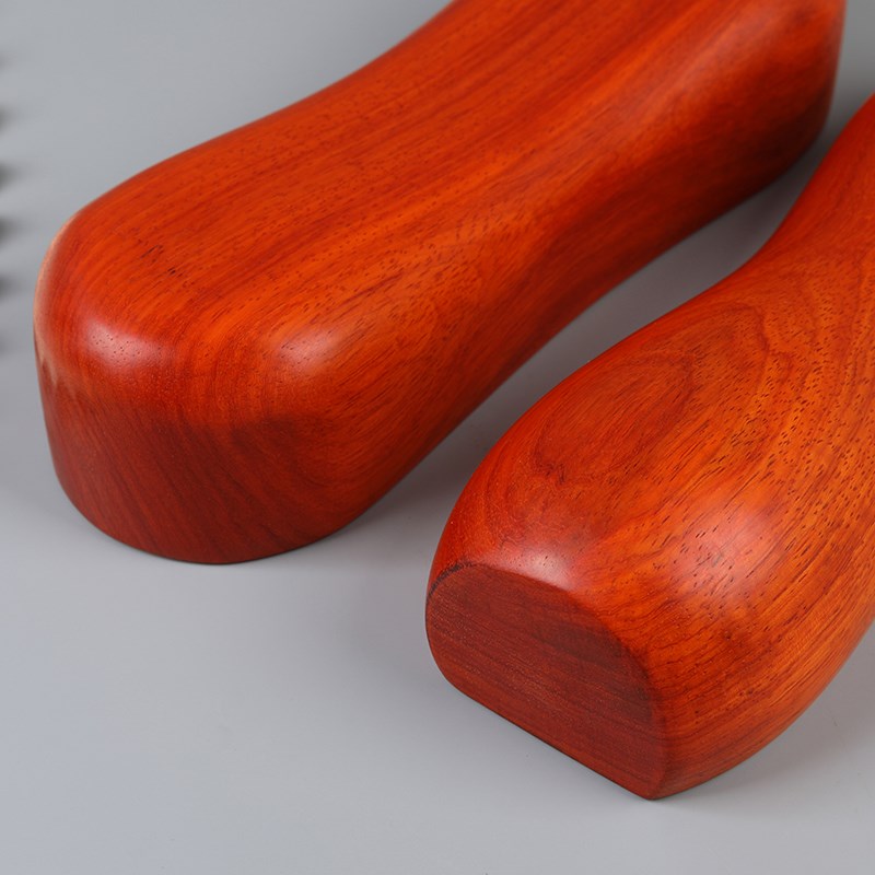 红花梨木颈椎枕木枕头颈部修复牵引矫正僵硬枕半圆木头按摩脊椎枕