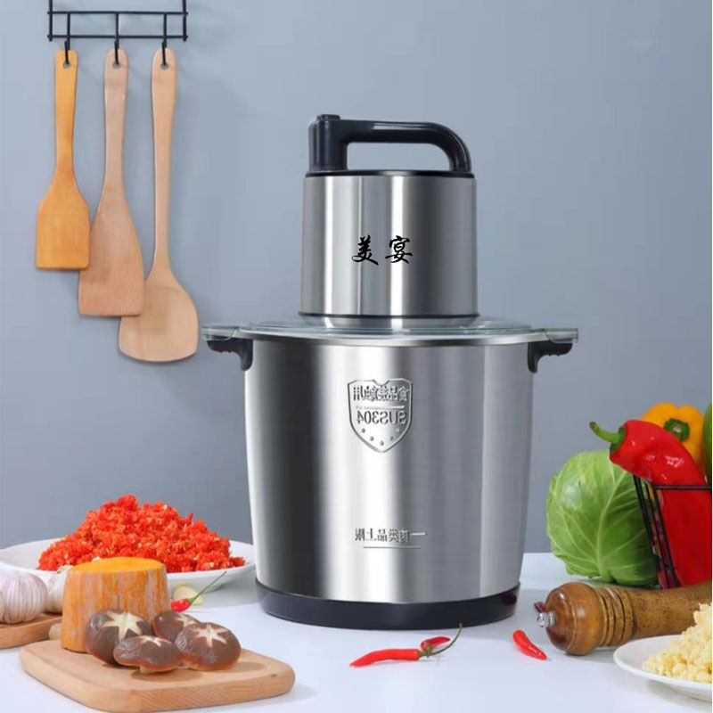 10L多功能大容量绞肉机商用电动耐用绞陷机6L辣椒粉碎机家用