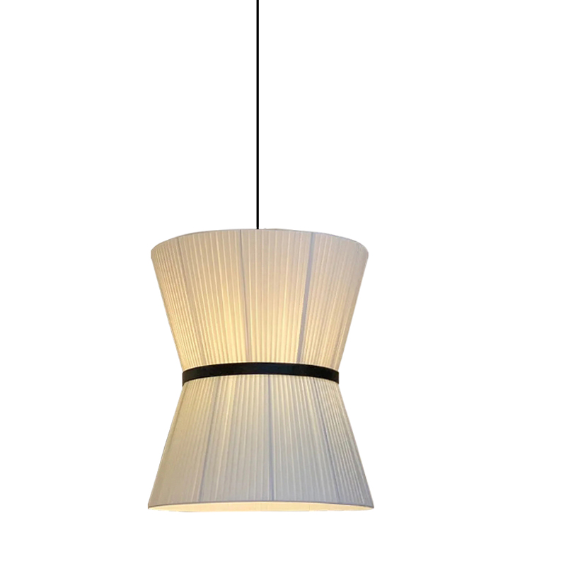 布艺餐厅吊灯日式新款创意民宿茶楼卡座设计师艺术餐饮酒店卡座灯