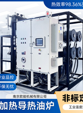 南京欧能 防爆导热油电加热器 化工烘箱导热油加热系统