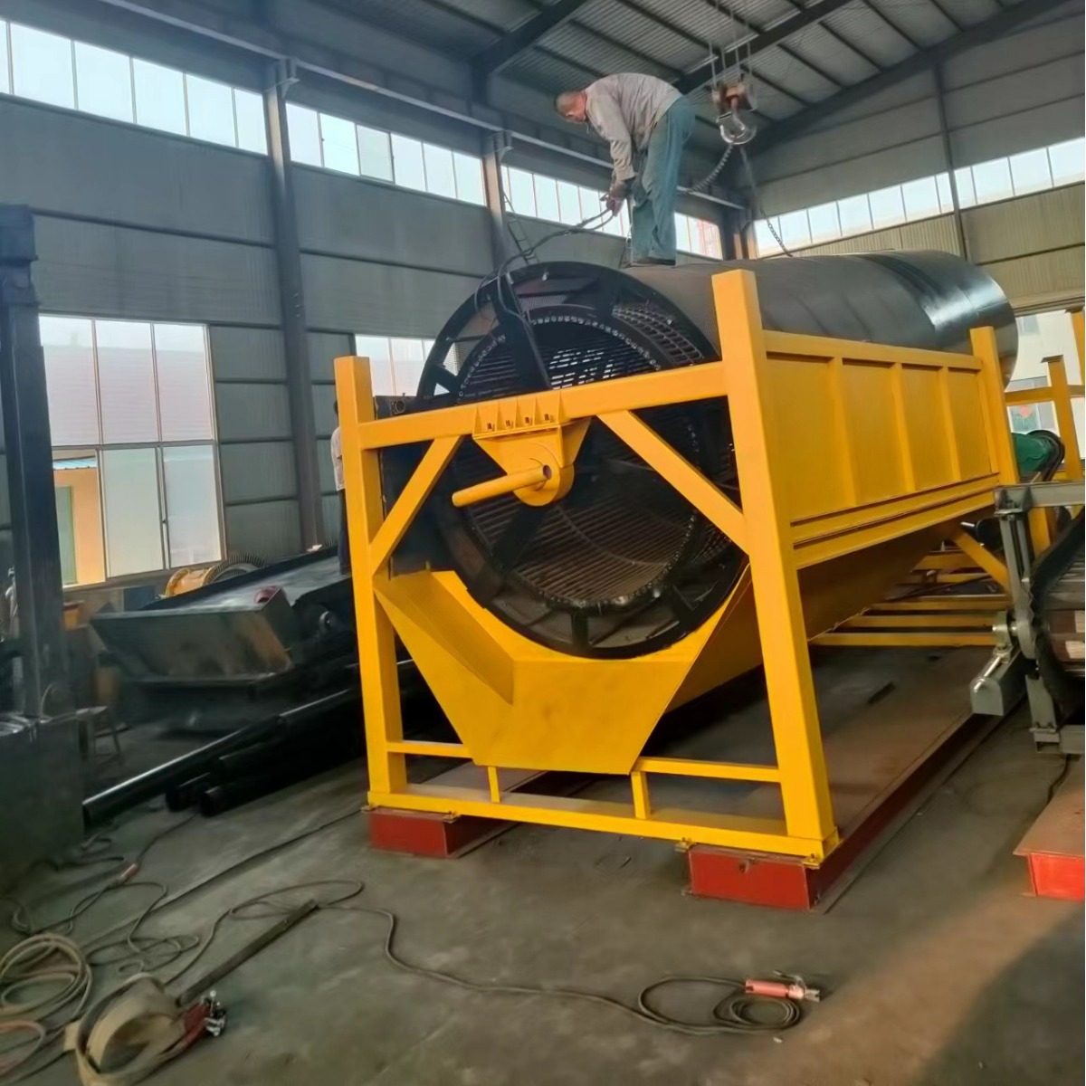 滚筒筛分机(圆筒回转筛)trommel screen 200T/H 产能 效率高