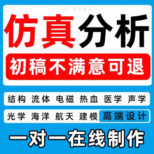 代做ANSYS/Fluent/Abaqus/Adams/lsdyna仿真CFD模拟CAE有限元分析