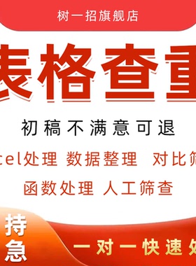 表格查重excel制作筛选重复数据整理函数vba格式调整算法计算公式
