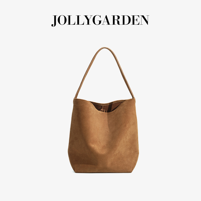 JOLLYGARDEN麂皮大容量通勤女包