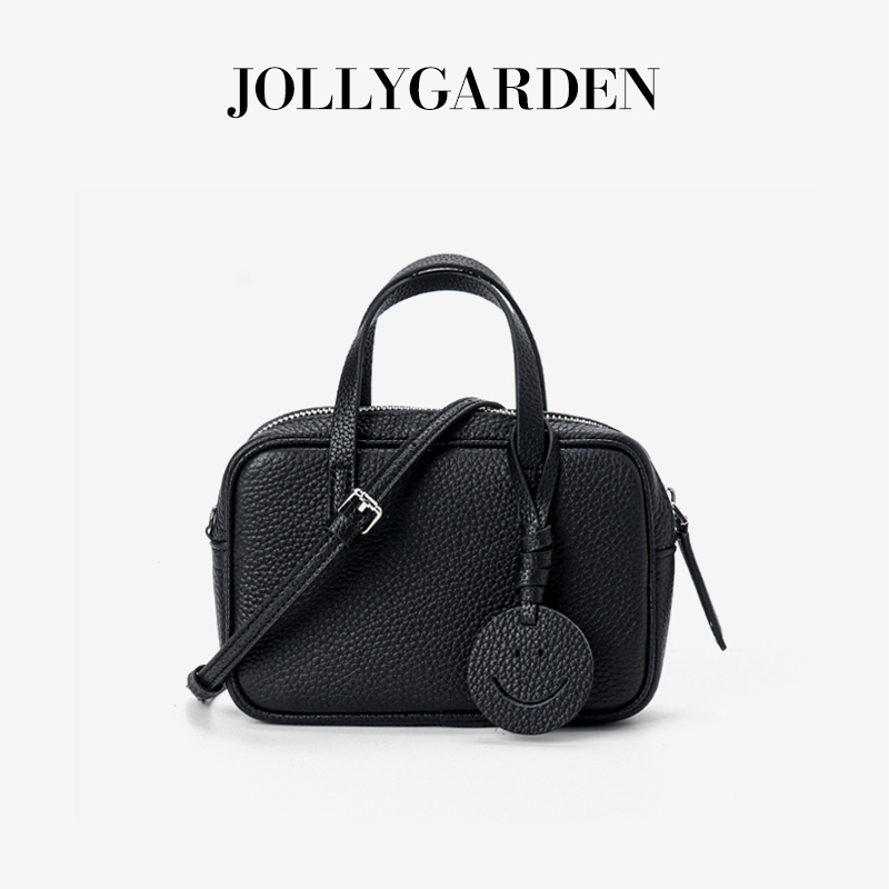JOLLYGARDEN可爱小方包真皮女包