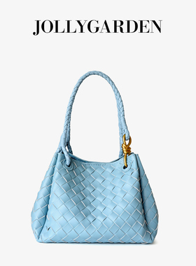 JOLLY GARDEN【络林】新款降落伞包小号编织手提托特单包肩斜挎包