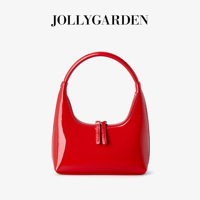 JOLLYGARDEN红色精致小众女包包