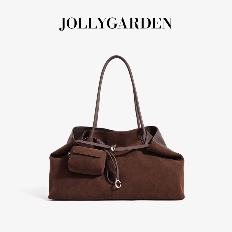 JOLLYGARDEN真皮大容量托特包女