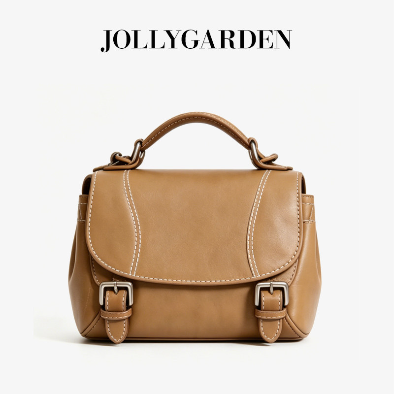 JOLLY GARDEN【苏木】春夏新款迷你手提邮差包通勤单肩斜挎小拎包