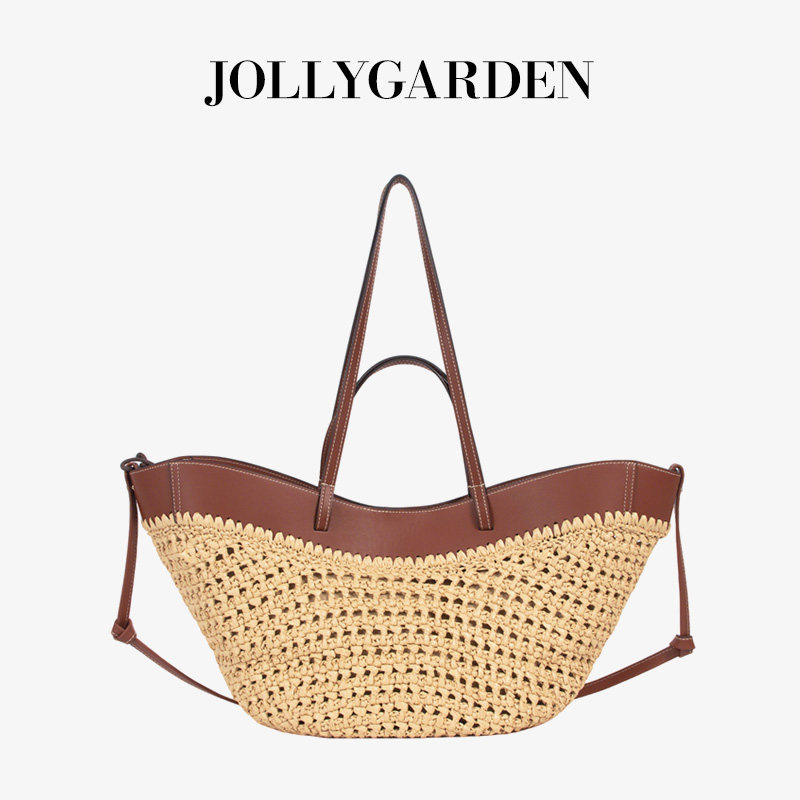JOLLY GARDEN【夏澄】夏季编织翅膀包大容量手提单肩斜挎托特女包