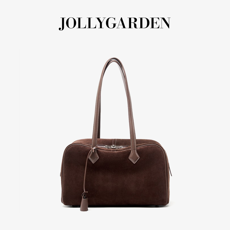 秋冬磨砂保龄球波士顿包大容量