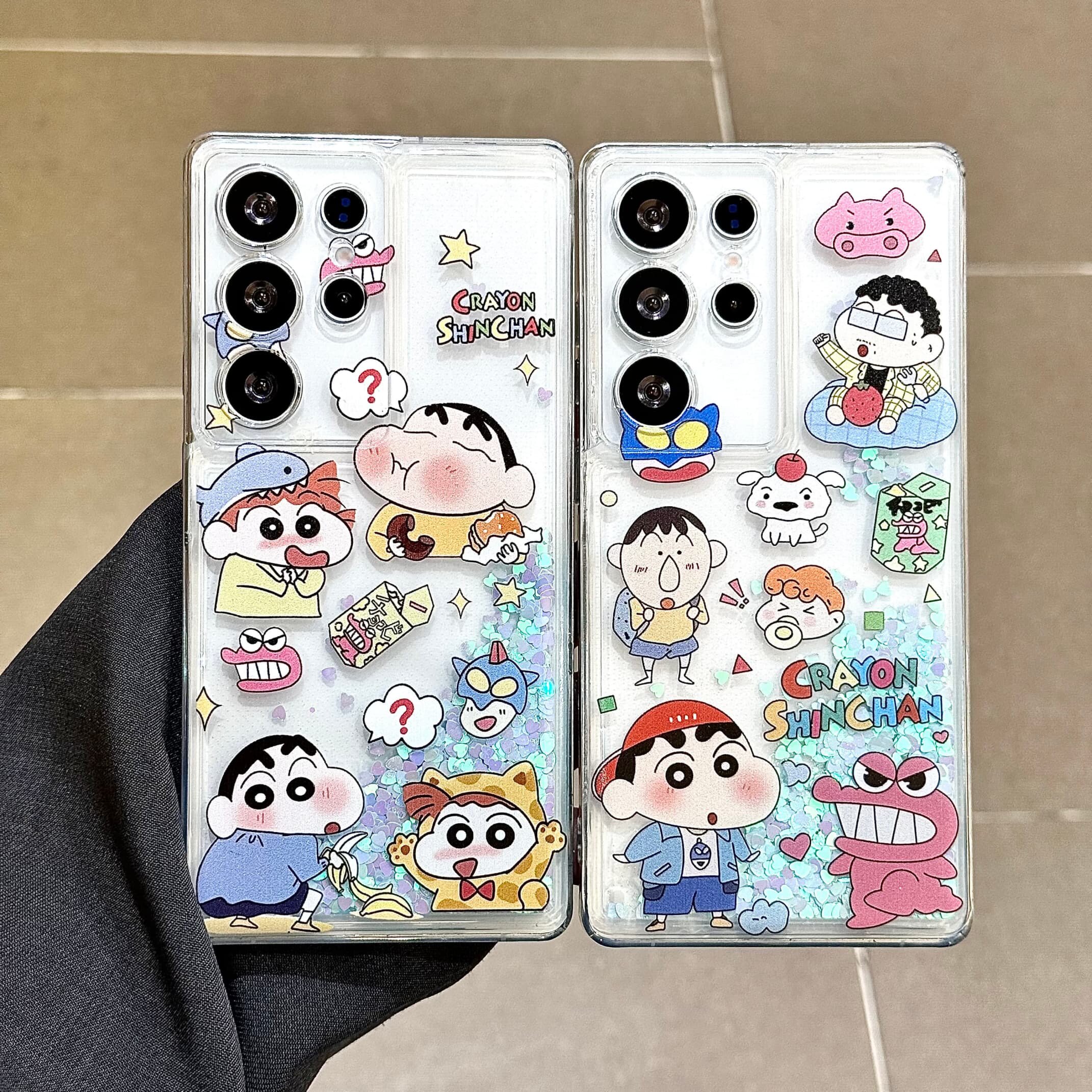 吉能虎新款蜡笔小新适用于三星S25Ultra带手绳手机外壳S26/S24/S23全包边防摔卡通ins风保护套