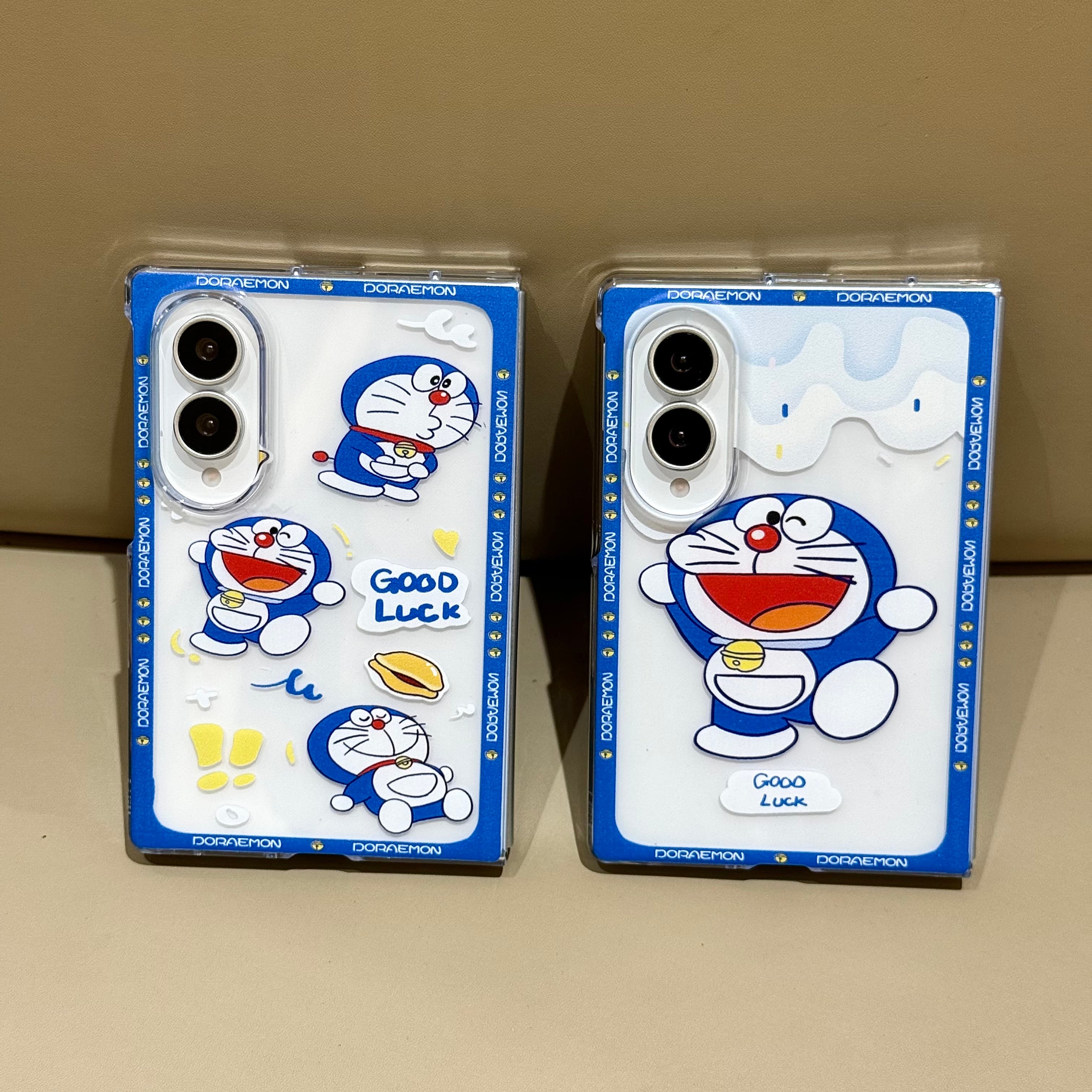 吉能虎新款哆啦A梦适用三星ZFold8Ultra带手绳手机壳ZFold7/6全包防摔ZFold5/4女款ins保护套
