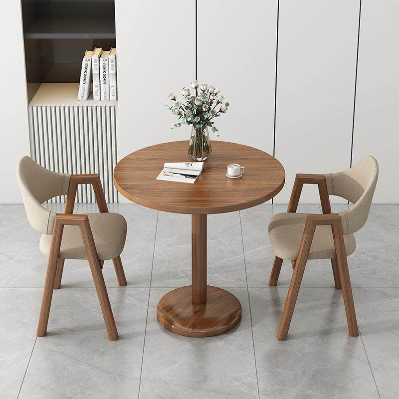 阳台喝茶小桌子桌椅组合网红款家用休闲小户型圆桌茶几洽谈会客桌