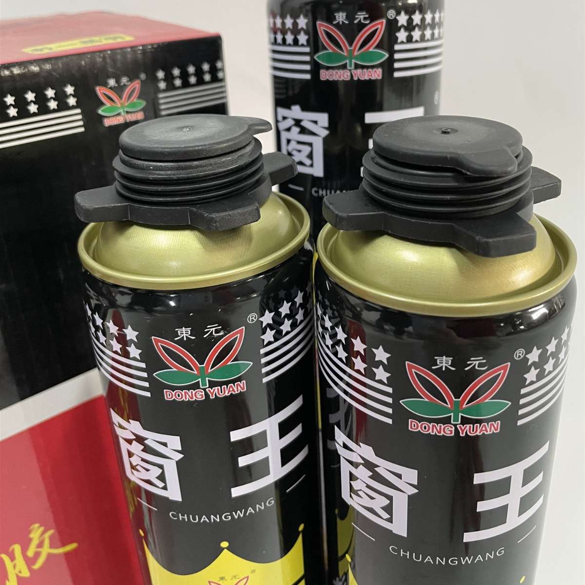 窗王聚氨酯泡沫填缝剂填充胶膨胀发泡胶 门窗、实木门专用胶特硬
