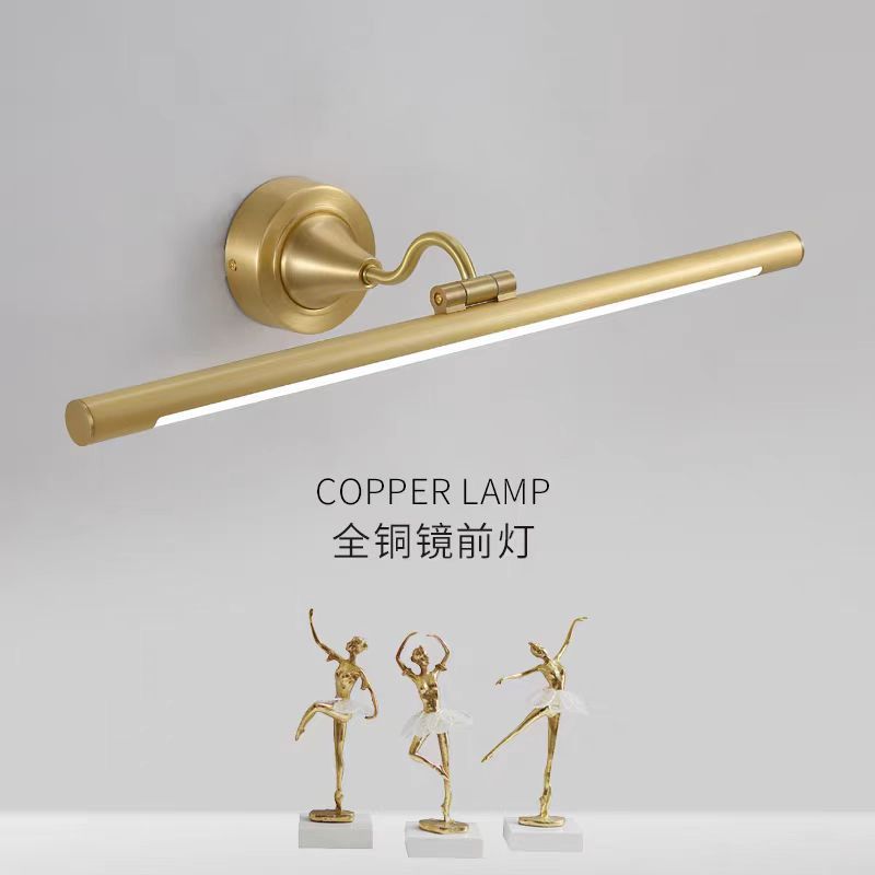 全铜防水复古欧式浴室镜前灯