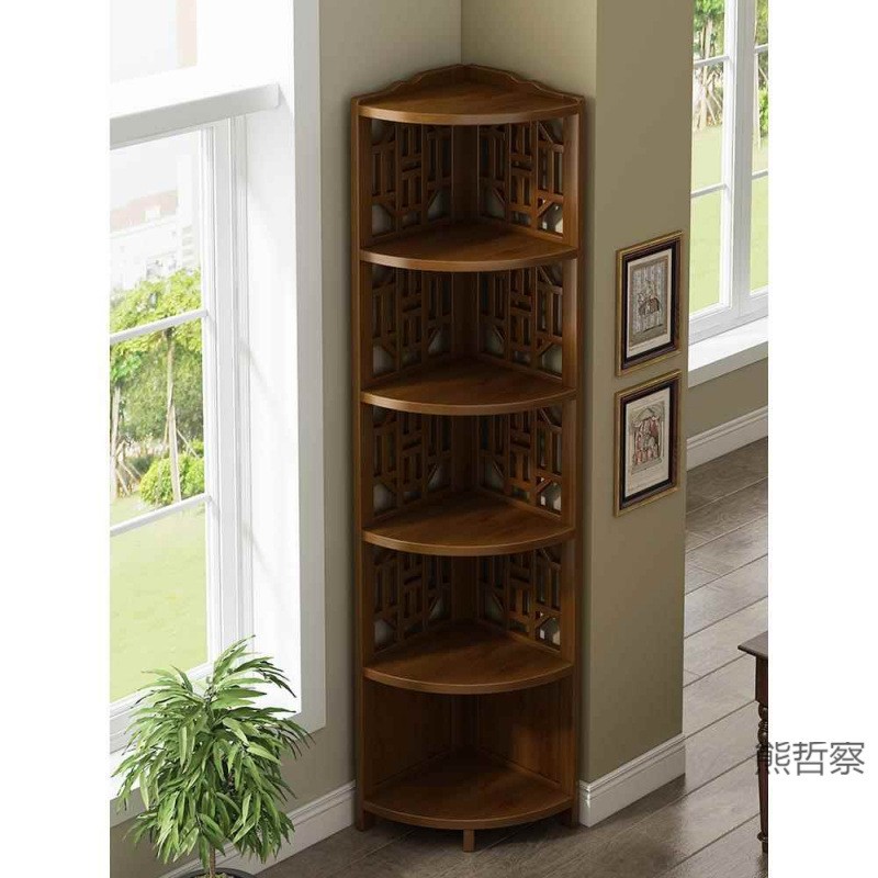 转角置物架书架客厅转角柜墙角柜餐厅角落柜沙发三角柜边角柜茶柜