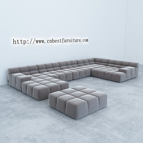 tufty sofa北欧家具转角套装组合大小户型客厅现代简约绒布沙发