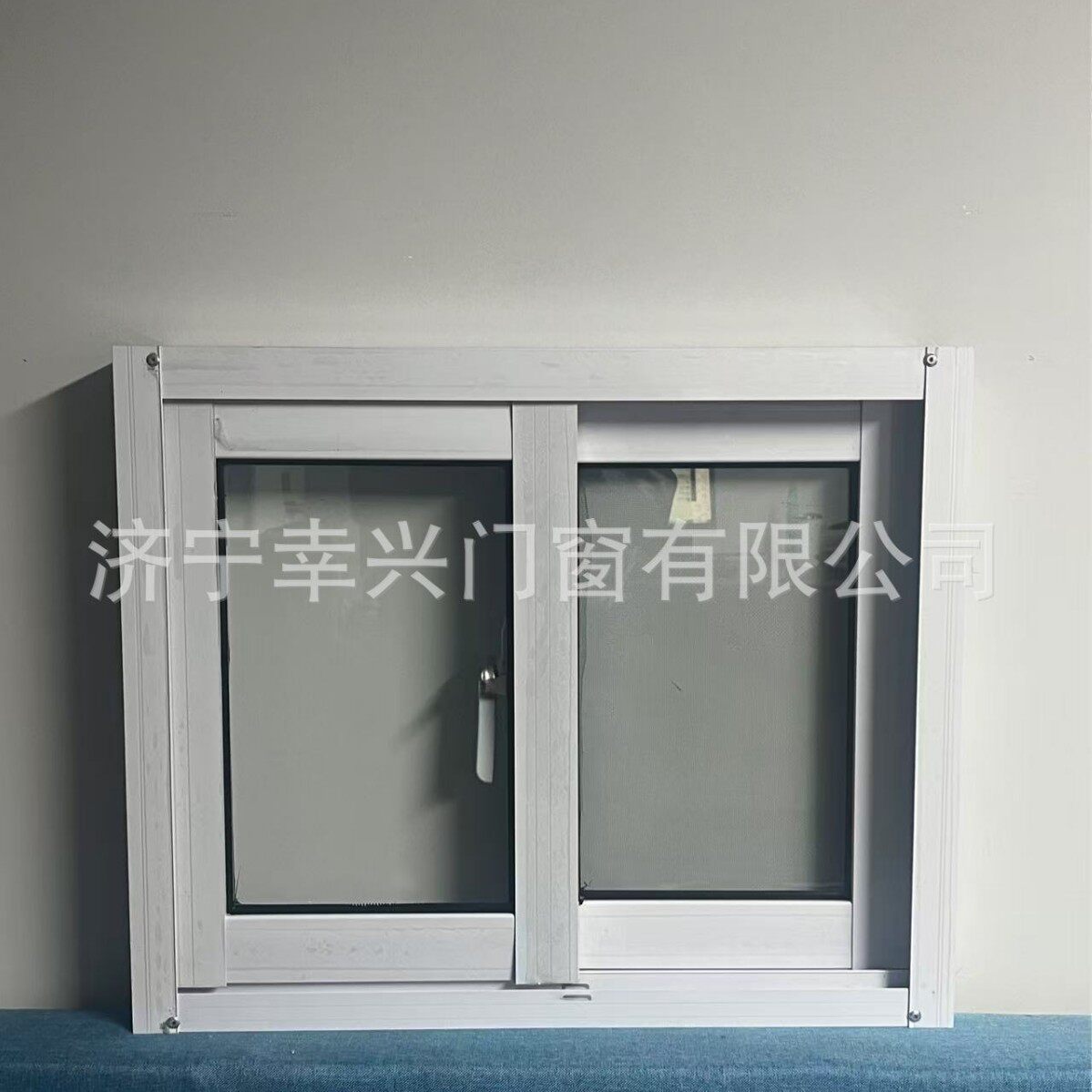 白色铝合金窗户带密封毛条农村自建房用通风窗厕所窗厨房用推拉窗
