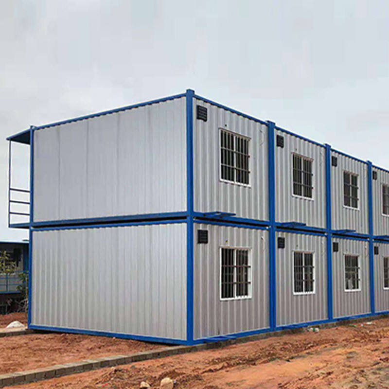 钢结构打包箱板房 可移动集装箱房屋 工地办公室装配式集装箱房屋