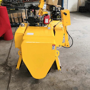 厂家直供路面修补压实机 手扶式单钢轮压路机 震动沟槽回填压路机
