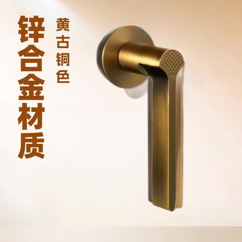 适合家用轻奢简约室内门黄古铜门 欧式门工程单办公室门家具锁