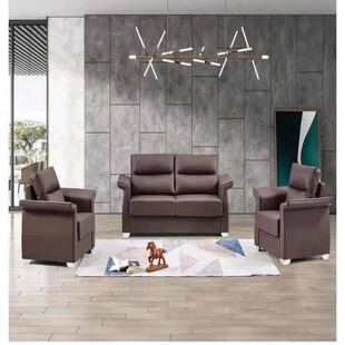 办公沙发商务休闲简约西皮久坐舒适批发多功能轻奢商用商用沙发