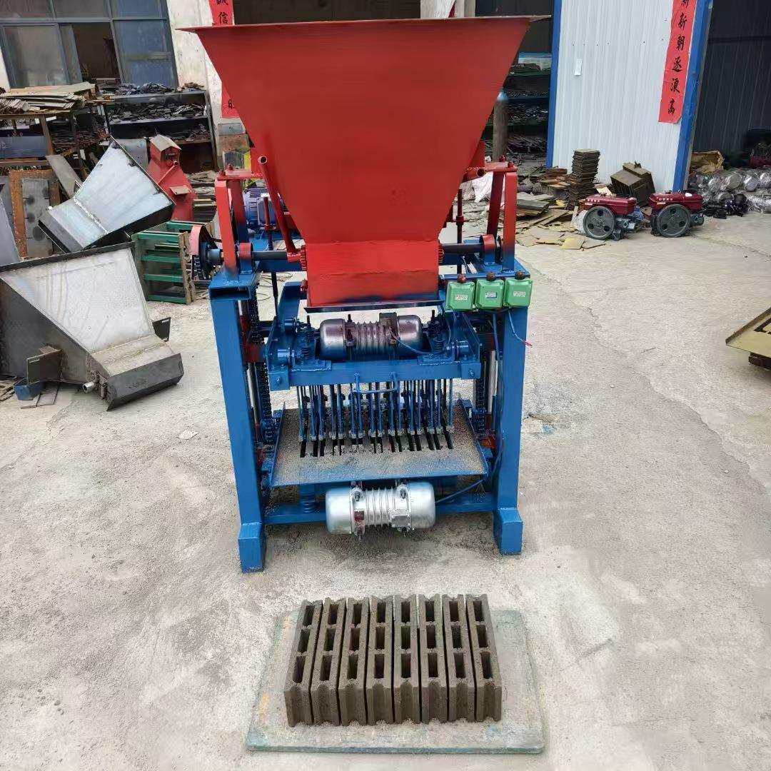 出口空心砖机家用小型手推式水泥制砖机空心砌块成型机报价