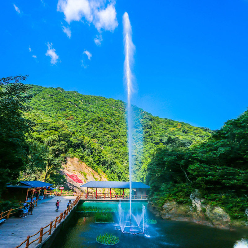 网红麦克风声控喷泉景观