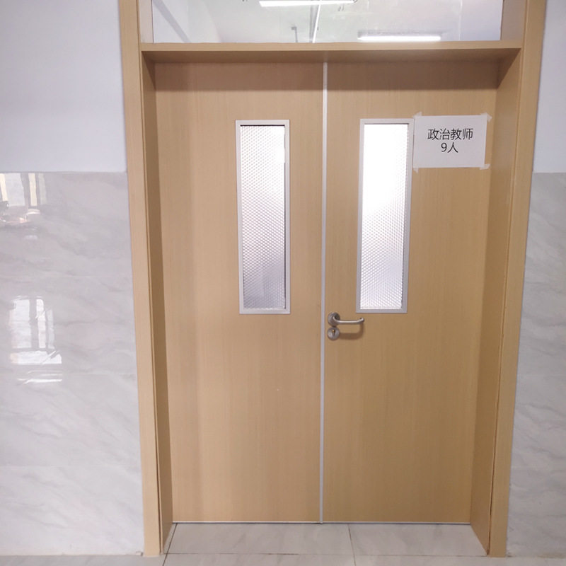 HPL学校门|教室防火门|多层实木板|带观察窗|内外开|巨梦生产厂家