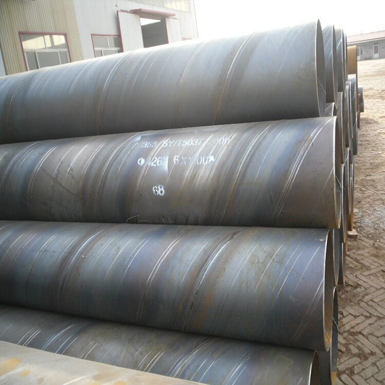 现货螺旋钢管城市排水用大口径防腐螺旋钢管 Q235B厚壁螺旋钢管